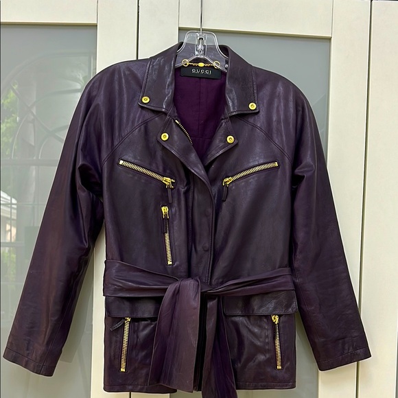 Gucci Jackets & Blazers - Gucci Leather Jacket